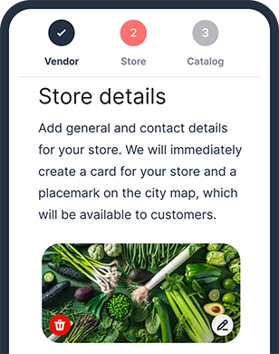 any.market store creation - 2nd stepг